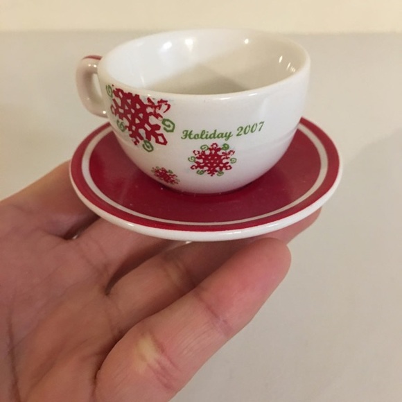 Holiday Starbucks Teacup Ornament 2007 - Picture 3 of 8